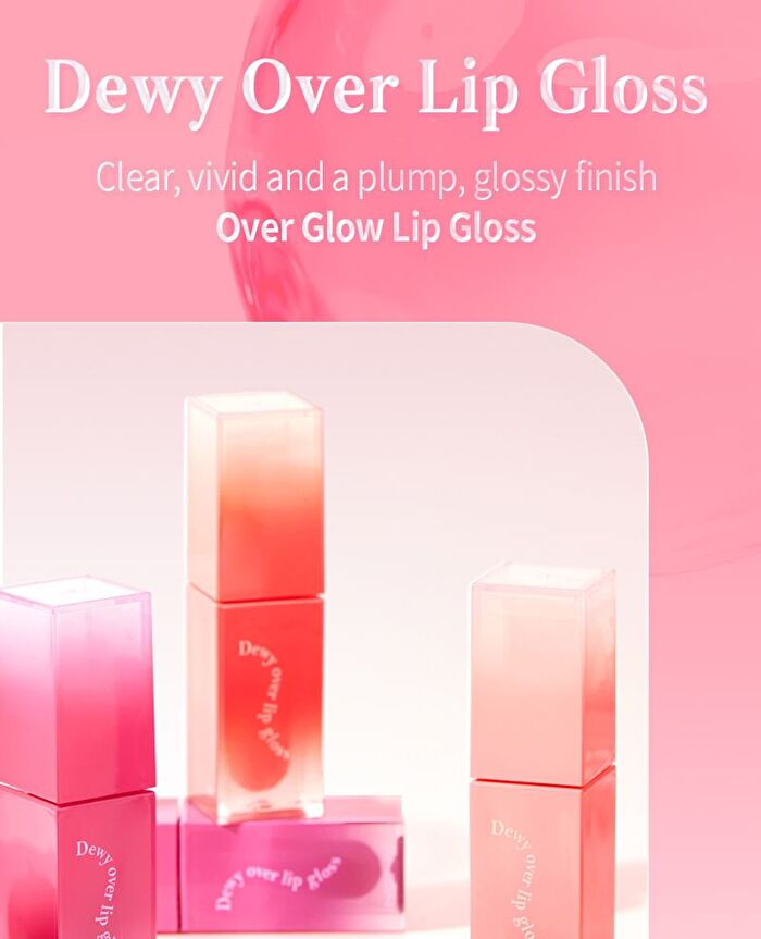 Mqny Dewy Over Lip Gloss - 6 Colors - #05 Peach Sharbet