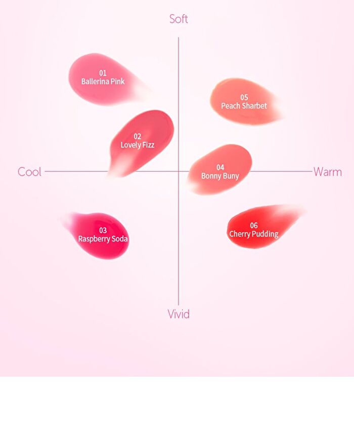 Mqny Dewy Over Lip Gloss - 6 Colors - #06 Cherry Pudding