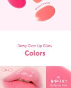 Mqny Dewy Over Lip Gloss - 6 Colors - #06 Cherry Pudding