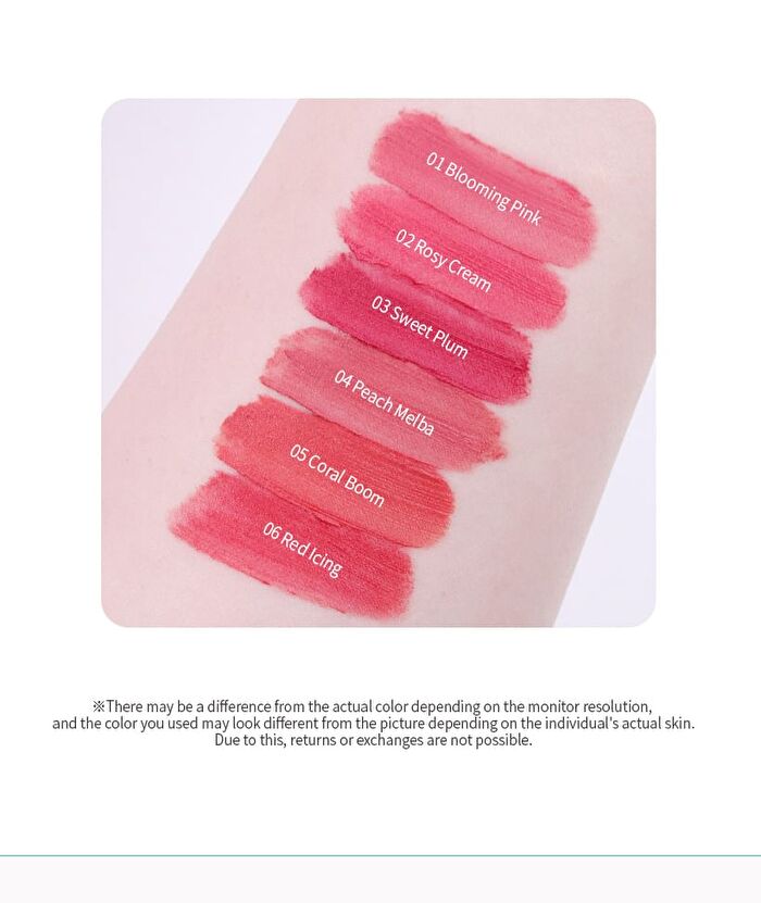 Mqny Powder Blur Tint - 6 Colors - #01 Blooming Pink