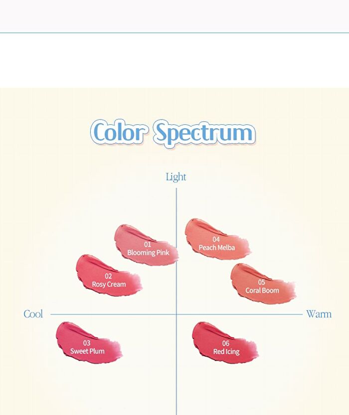 Mqny Powder Blur Tint - 6 Colors - #04 Peach Melba
