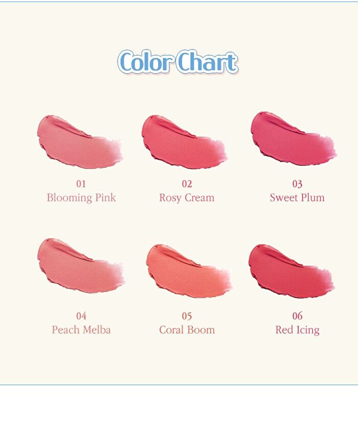 Mqny Powder Blur Tint - 6 Colors - #04 Peach Melba