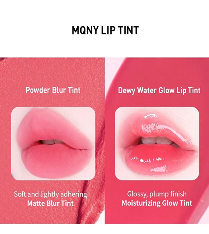 Mqny Powder Blur Tint - 6 Colors - #06 Red Icing