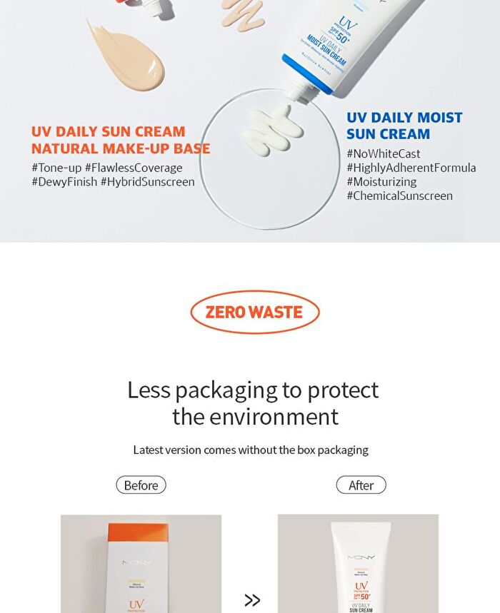 Mqny UV Daily Sun Cream Travel Kit - 2 pcs