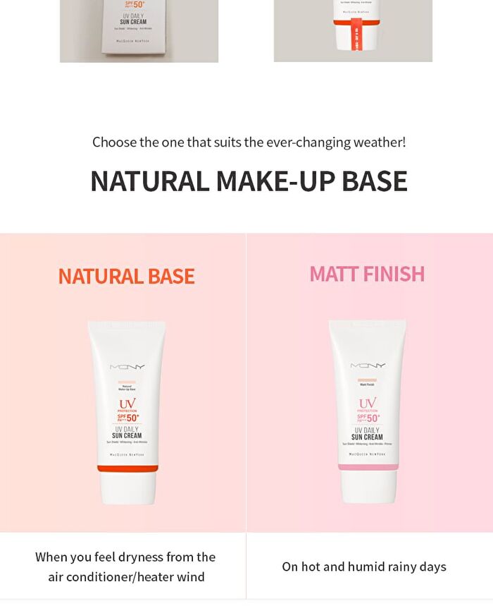 Mqny UV Daily Sun Cream Travel Kit - 2 pcs