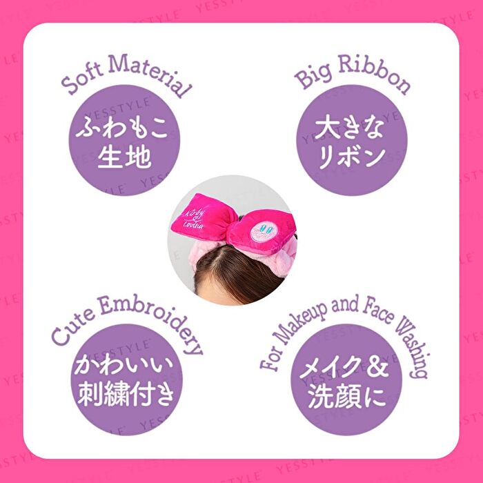 Kirby Face Wash Hair Band - 01 Pink