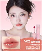 Veecci Dual-Ended Clear Watery Lip Gloss - 6 Colors - V04# Candied Strawberry - 2.5g