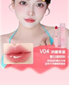 Veecci Dual-Ended Clear Watery Lip Gloss - 6 Colors - V04# Candied Strawberry - 2.5g