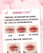 Veecci Dual-Ended Clear Watery Lip Gloss - 6 Colors - V04# Candied Strawberry - 2.5g