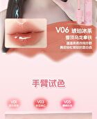 Veecci Dual-Ended Clear Watery Lip Gloss - 6 Colors - V05# Cherry Milk Puff - 2.5g