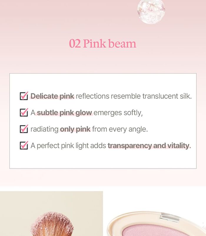 Dreambeam Highlighter - 3 Colors - #02 Pink Beam