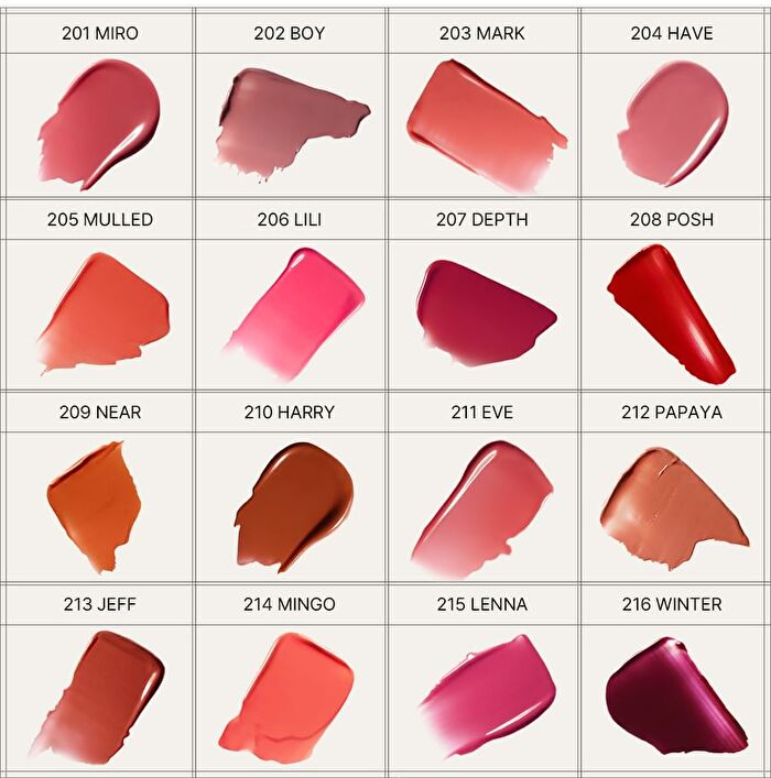 Bonding Glow Lipstick - 16 Colors - #208 Posh