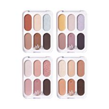 Laka Forever 6 Eye Palette - 4 Types - #01 Beginning