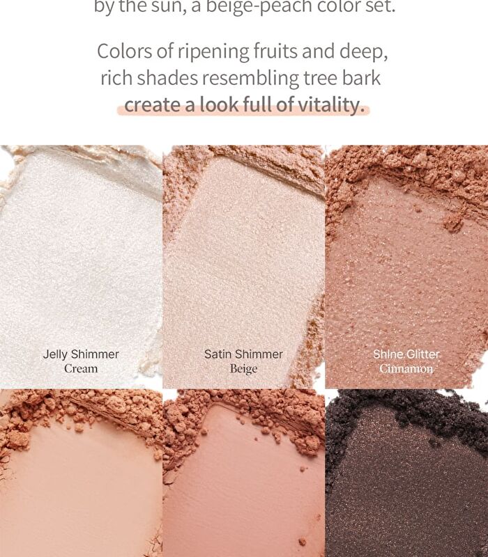 Forever 6 Eye Palette - 4 Types - #04 Tan Peach