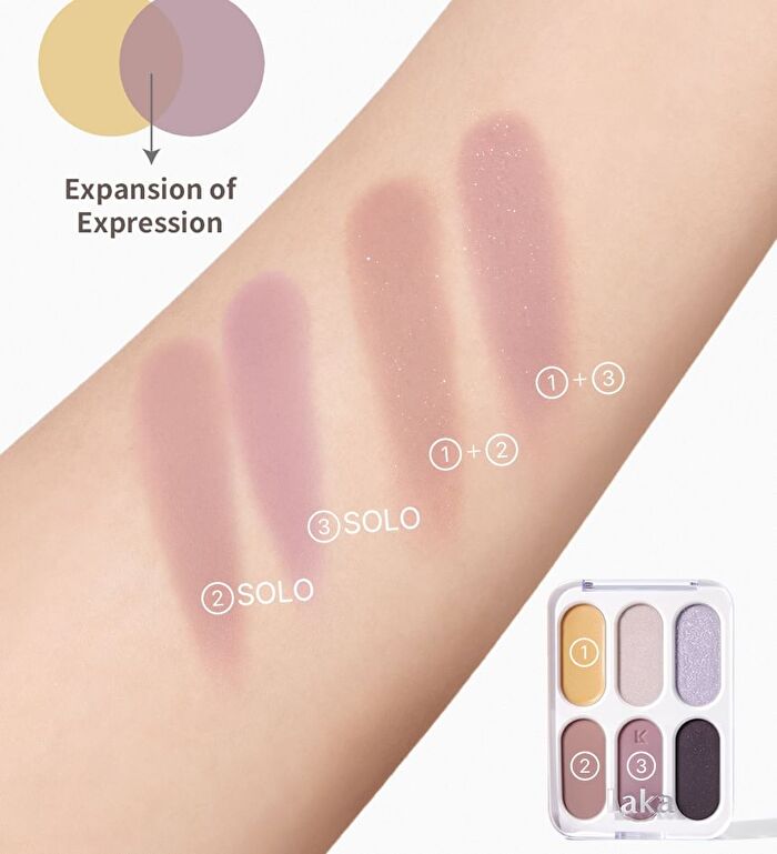 Forever 6 Eye Palette - 4 Types - #04 Tan Peach
