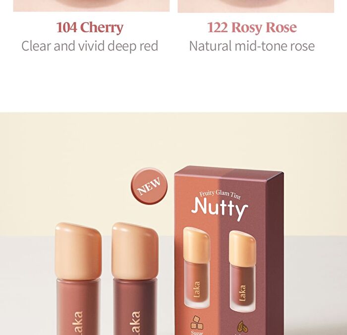 Fruity Glam Tint Mini Duo Special Set - 6 Types - Rosy Edition