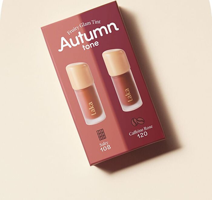 Fruity Glam Tint Mini Duo Special Set - 6 Types - Rosy Edition
