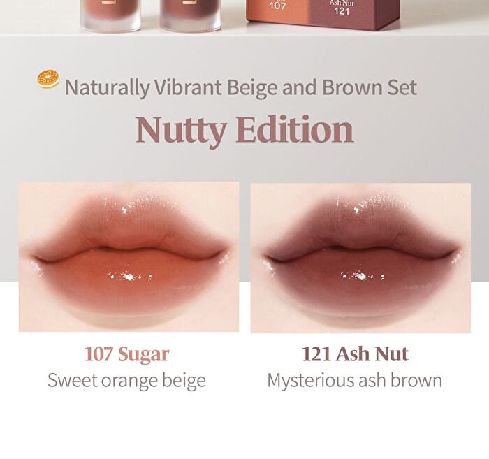 Fruity Glam Tint Mini Duo Special Set - 6 Types - Winter Tone Edition