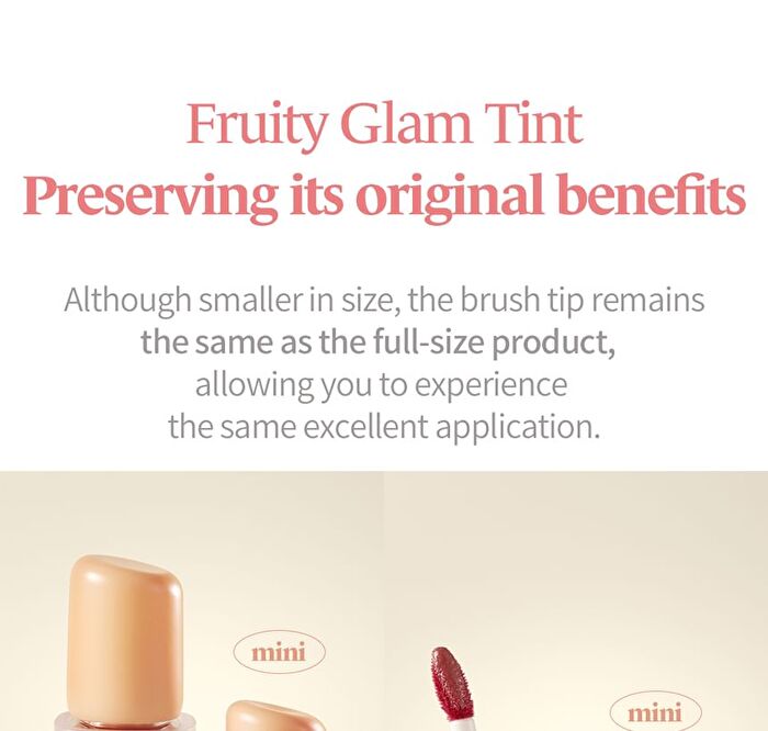 Fruity Glam Tint Mini Duo Special Set - 6 Types - Winter Tone Edition