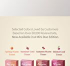 Fruity Glam Tint Mini Duo Special Set - 6 Types - Winter Tone Edition
