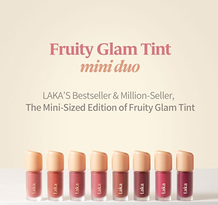 Fruity Glam Tint Mini Duo Special Set - 6 Types - Autumn Tone Edition