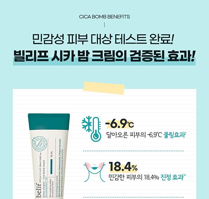 Stress Shooter Cica Bomb Cream - 2024 Version - 50ml