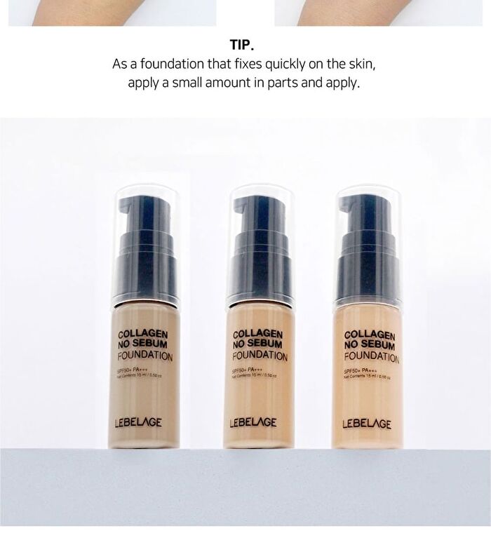 Collagen No Sebum Foundation Mini - 3 Colors - #23 Sand Beige