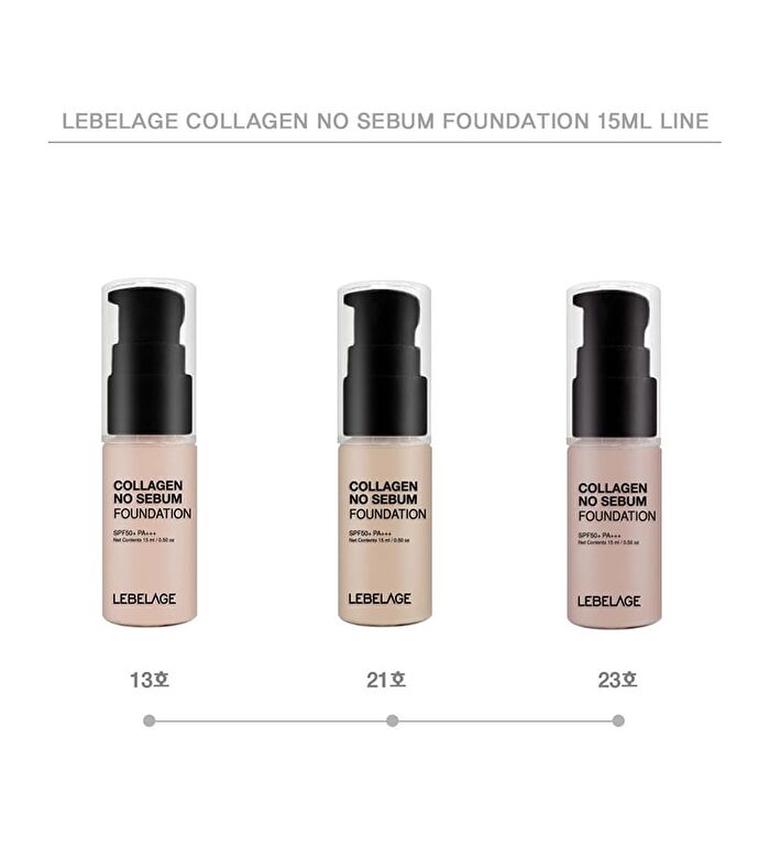 Collagen No Sebum Foundation Mini - 3 Colors - #23 Sand Beige