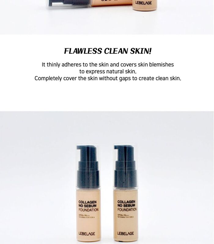 Collagen No Sebum Foundation Mini - 3 Colors - #23 Sand Beige