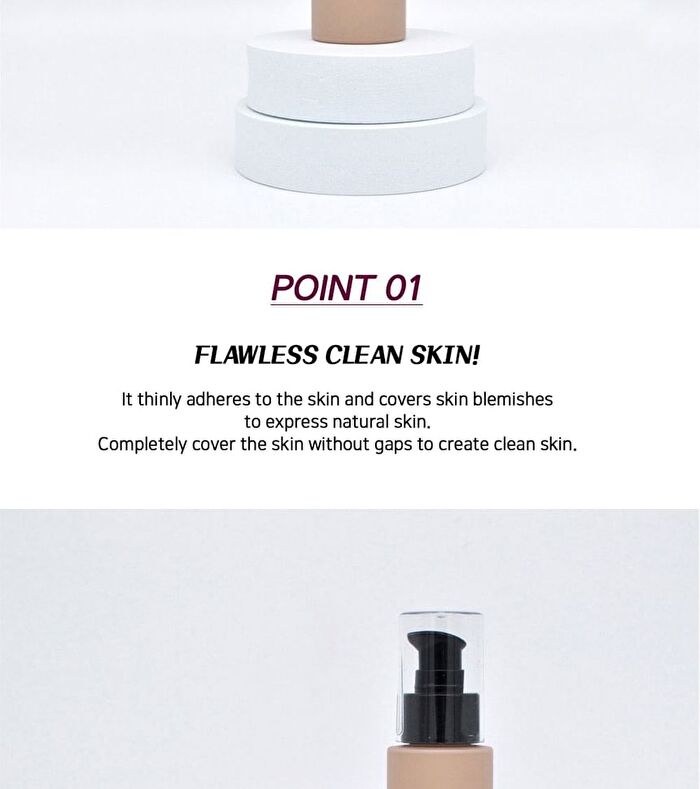 Collagen No Sebum Foundation - 3 Colors - #23 Sand Beige