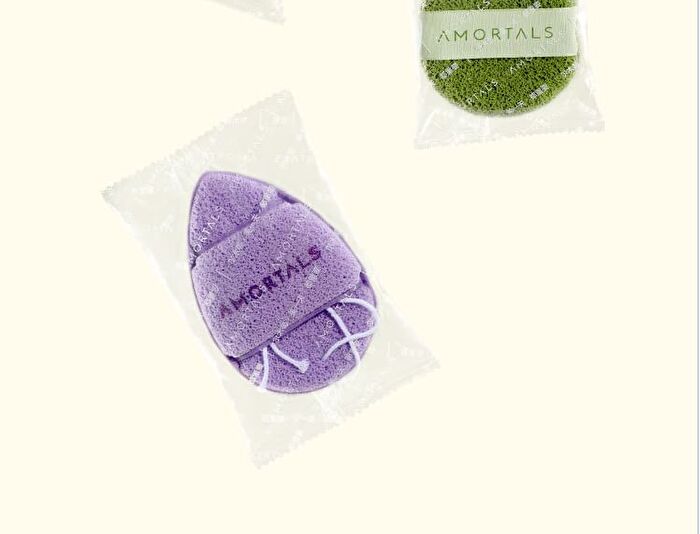 Amortals Smiley Cleansing Puff - 2 Types - 1pc