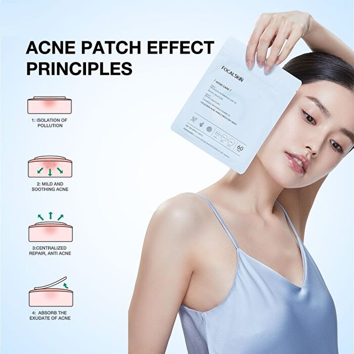 Focalskin Acne Pimple Patch Day Night - #Day 30pcs + Night 30pcs