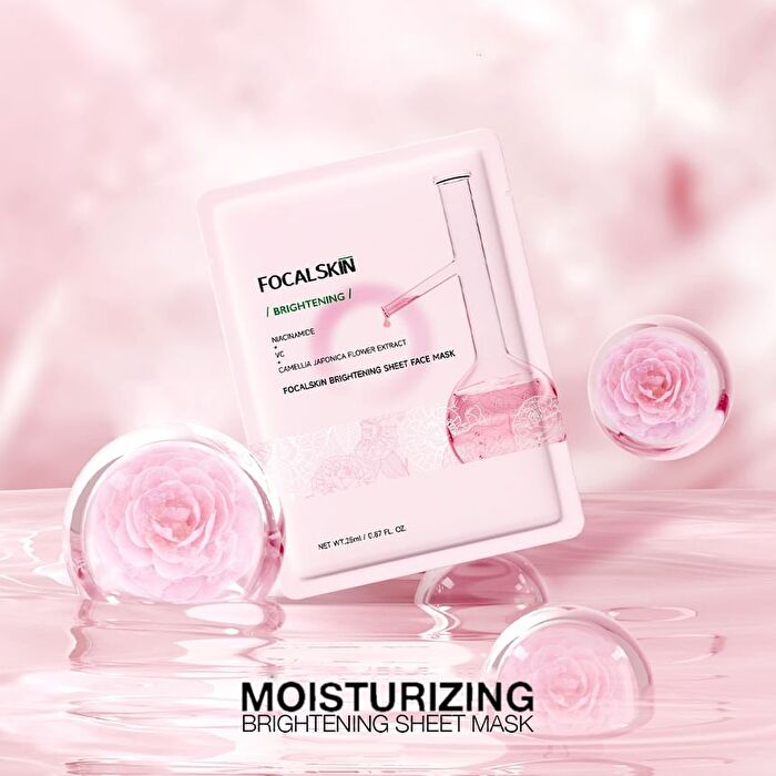 Focalskin Brightening Sheet Face Mask - #Face Mask - 1pcs 25ml