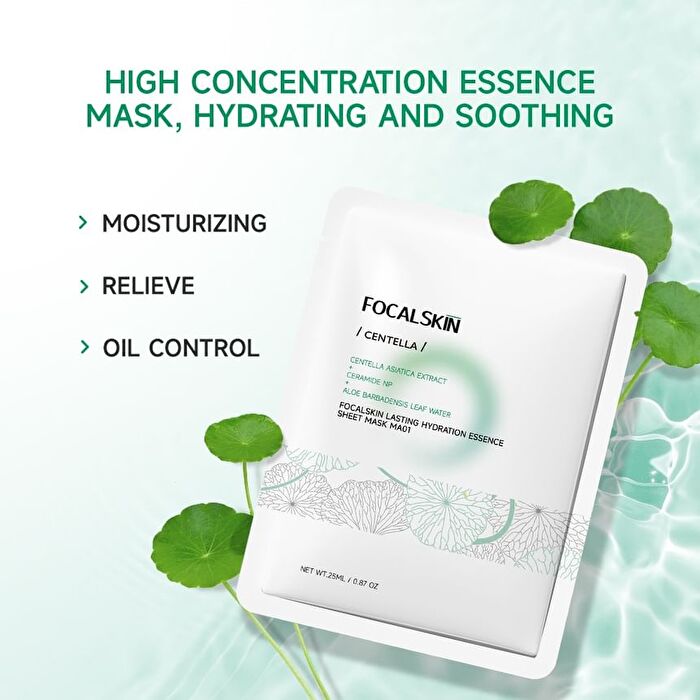 Focalskin Hydrating Centella Mask - #Hydration Mask - 1pcs25ml