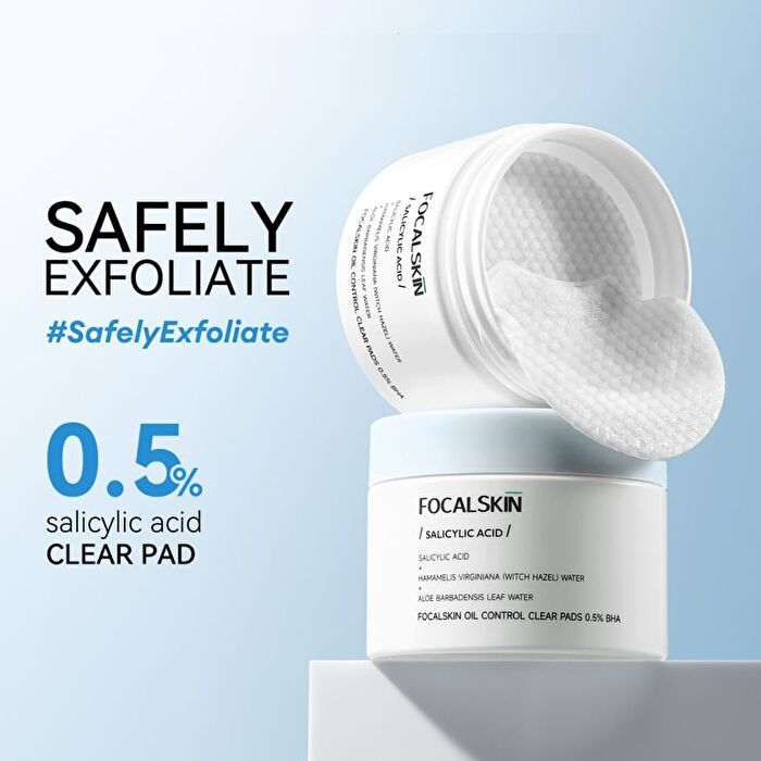 Focalskin Oil Control Clear Pads - #Clear Pads - 60 pads