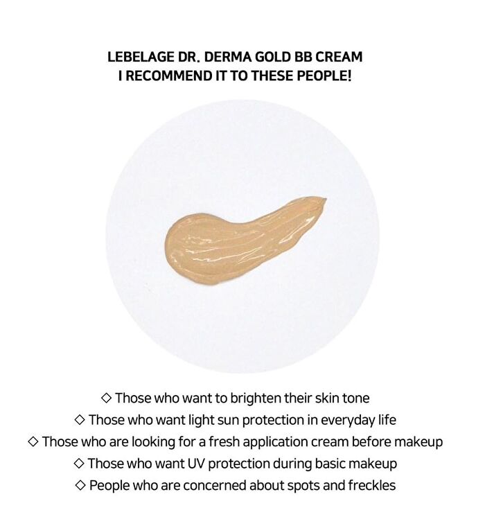 Dr. Derma BB Cream - 3 Colors - Gold