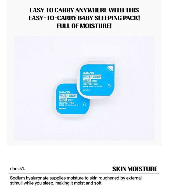 Water Drop  Baby Sleeping Pack - Aqua