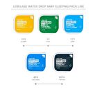 Water Drop  Baby Sleeping Pack - Aqua