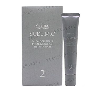 Professional Sublimic Salon Solutions Intensive Gel BL Thinning Hair - 40g x 6