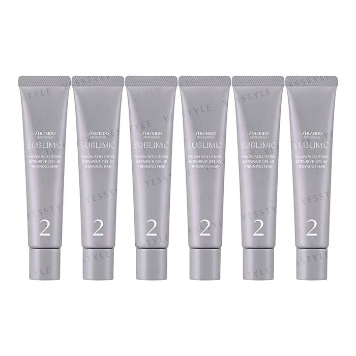 Professional Sublimic Salon Solutions Intensive Gel BL Thinning Hair - 40g x 6
