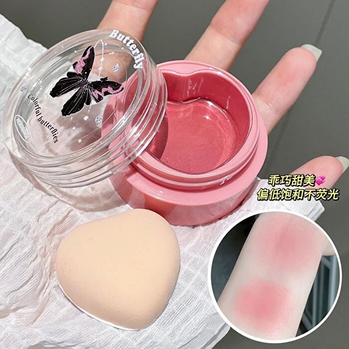 Butterfly Rhyme Air Powder Blusher Cream - (1-3) - #01 - 5g