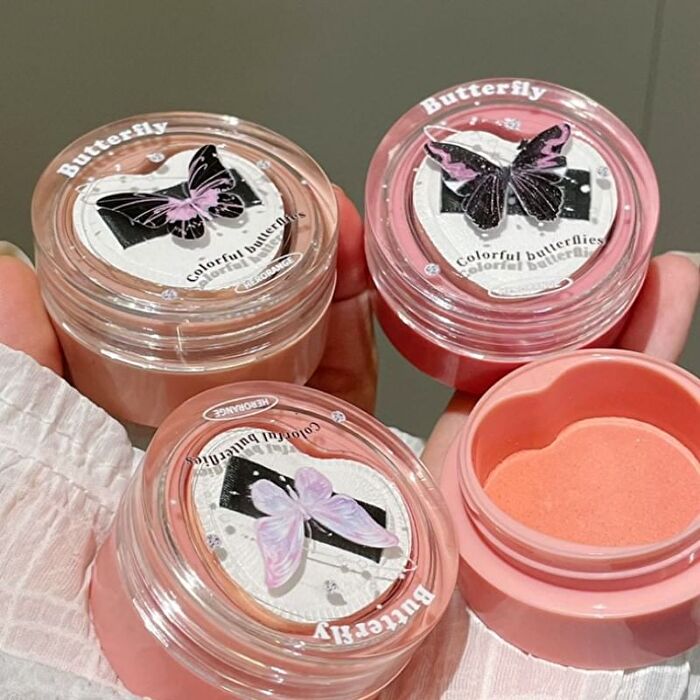 Butterfly Rhyme Air Powder Blusher Cream - (1-3) - #01 - 5g