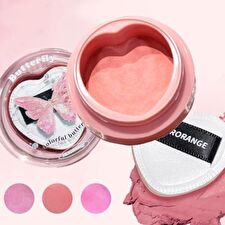 Butterfly Rhyme Air Powder Blusher Cream - (1-3) - #01 - 5g