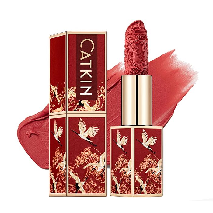 Catkin Rouge Lipstick - 4 Colors - #CO174 Coral - 3.2g