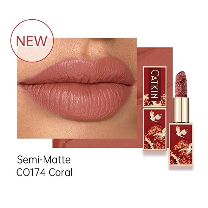 Catkin Rouge Lipstick - 4 Colors - #CP175 Lotus - 3.2g