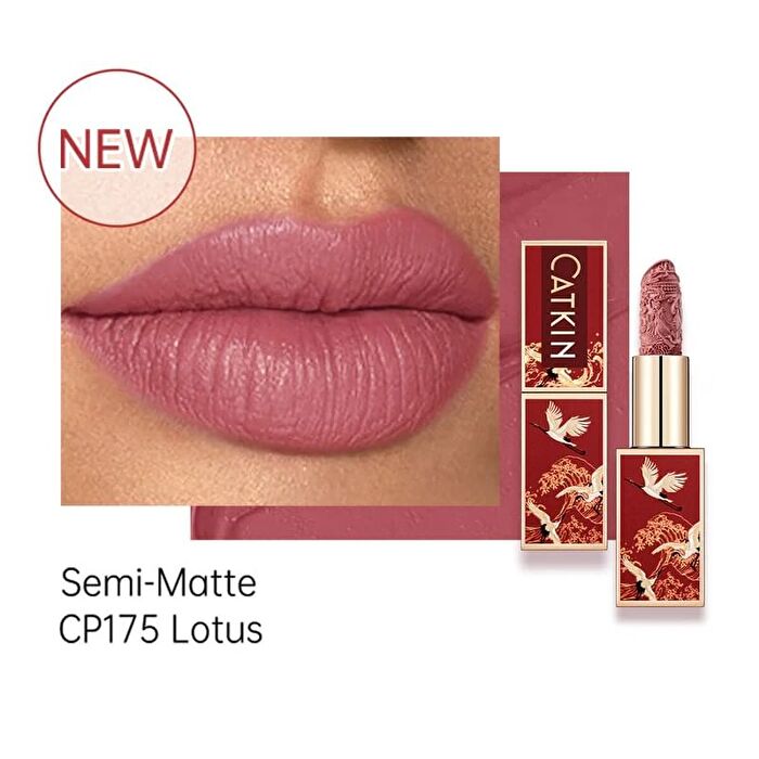 Catkin Rouge Lipstick - 4 Colors - #CP175 Lotus - 3.2g