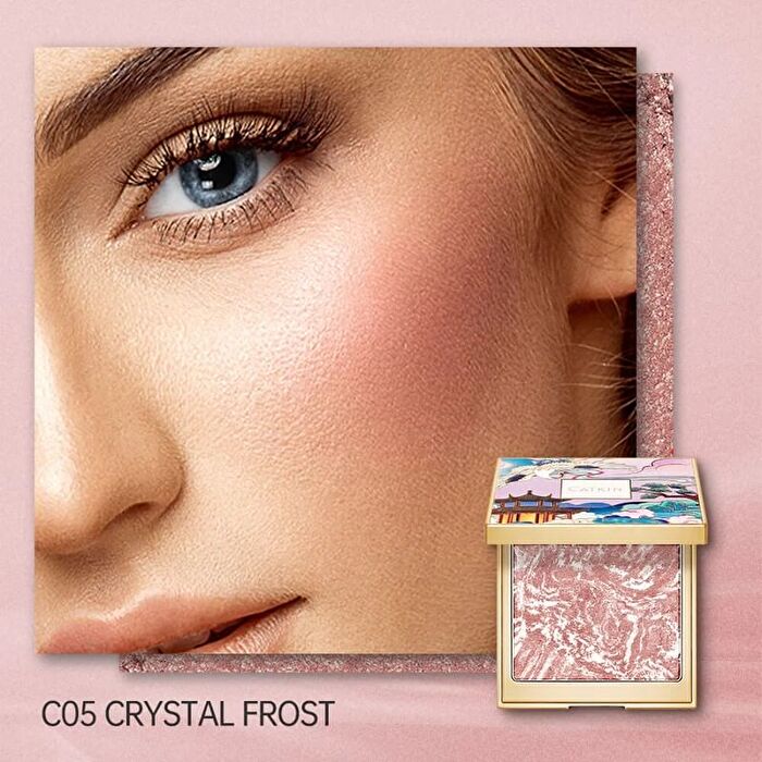 Catkin 2 In 1 Highlighter & Cheek Blush - C05 - #C05 Rose Glow - 10g