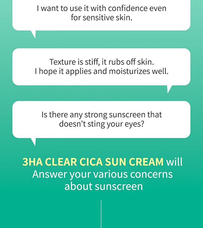 esfolio 3HA Clear Cica Sun Cream - 30g