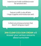 esfolio 3HA Clear Cica Sun Cream - 30g
