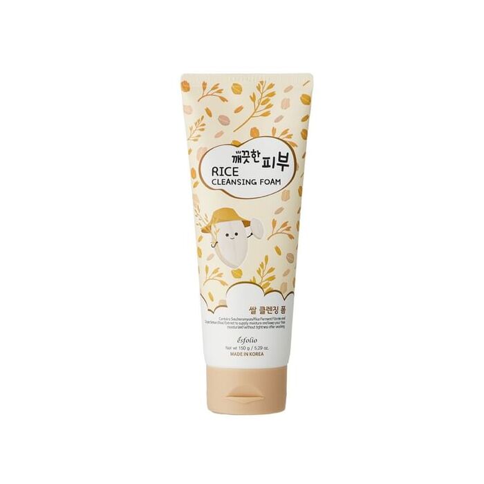 esfolio Pure Skin Rice Cleansing Foam - 150g